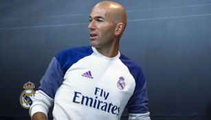 Zinedine Zidane arriba a la rueda de prensa