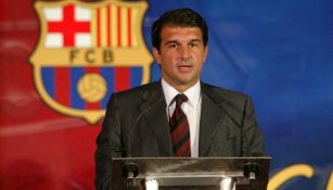 Laporta durante su mandato con el Barcelona