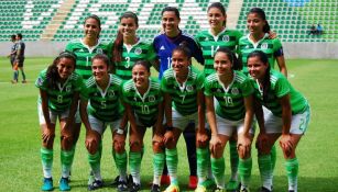 La Selección femenil Sub 20 posa previo a un partido