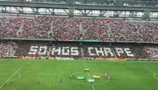 El homenaje del Chape en el estadio del Paranaense