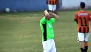Árbitro se encuentra en mal estado durante un partido en Uruguay