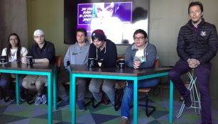 Los integrantes del equipo de League of Legends de 6Sense, en conferencia de prensa