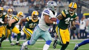 Ezekiel Elliot, durante juego contra Packers 