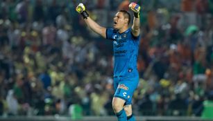 Muñoz grita el gol de Jaguares