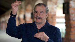 Vicente Fox, durante una entrevista