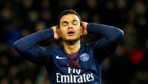 Ben Arfa se molesta en un partido del PSG