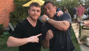 Canelo posa junto a Stallone