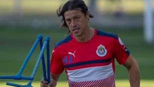 Almeyda, en un entrenamiento de Guadalajara