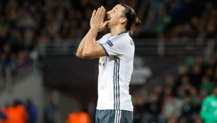 Zlatan Ibrahimovic, durante un partido de Europa League