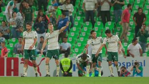 Furch celebra uno de sus goles contra América