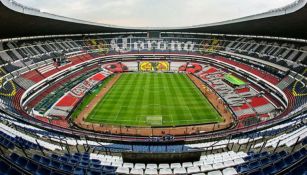 Excelente vista panorámica del Estadio Azteca 