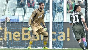 Donnarumma cubre el marco del Milán frente al Pescara