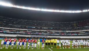 Imagen del estadio Azteca durante el partido entre México y Costa Rica
