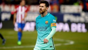 Messi sale pensativo tras un compromiso del Barcelona