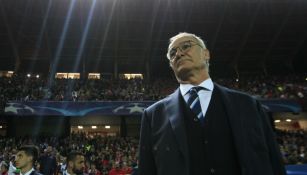 Claudio Ranieri previo a un partido del Leicester