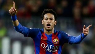 Neymar, durante el juego entre Barça y la Juventus en la Champions 