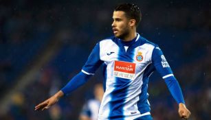 Diego Reyes, durante el juego entre el Espanyol y el Real Betis