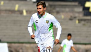 Jonathan Fabbro en un entrenamiento con Chiapas