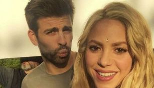 Shakira y Piqué en la grabación de 'Me enamoré'