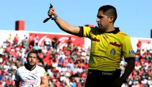 Oscar Mejía García, en el duelo de Liguilla entre Mineros y Lobos BUAP