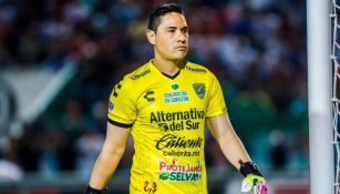 Moisés Muñoz, en un partido de Chiapas