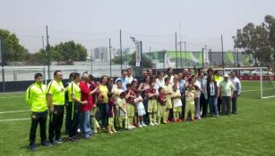 Cecilio y Renato se toman la foto con el 'equipo especial'