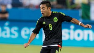 Fabián, durante un encuentro de la Selección Mexicana