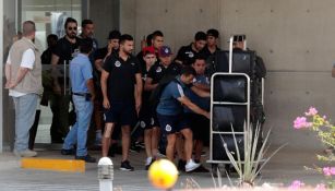 Jugadores de Chivas arriban a Guadalajara