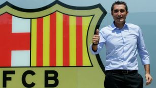 Valverde, previo a su presentación como DT del Barcelona