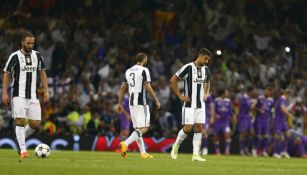 Juventus lamenta el segundo gol del Real Madrid