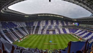 El estadio de Rayados durante los Cuartos de Final de la liga MX