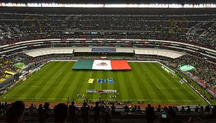 Estadio Azteca durante el partido entre México y Honduras