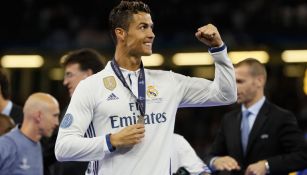 Cristiano Ronaldo celebra tras coronarse en la Champions