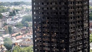 Así terminó el edificio que se incendió en Inglaterra