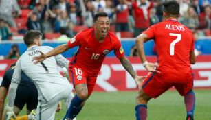 Martín Rodríguez festeja el gol del empate