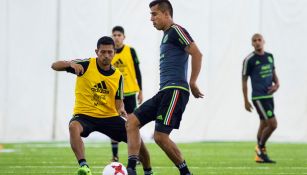 Elementos del Tri realizan un entrenamiento previo a Copa Oro