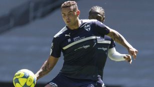 Edwin Cardona en entrenamiento con Rayados