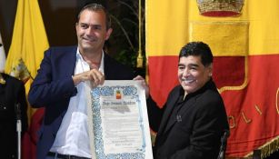 Maradona reconocido como ciudadano honorario