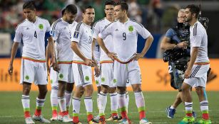 Jugadores de México, desconcertados durante el descanso