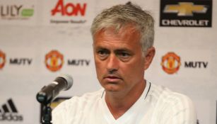 Mourinho, en conferencia de prensa del Manchester United