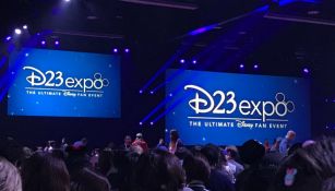 Foto panóramica del escenario donde se presentó la D23 Expo