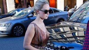 Jennifer Lawrence llega a un evento de moda