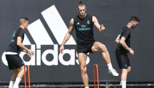 Bale entrena con Real Madrid en pretemporada