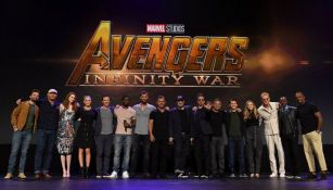 El elenco de los 'Avengers', durante un evento