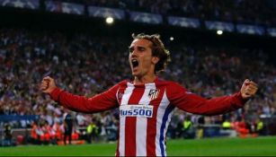  Griezmann celebra un gol con el Atlético de Madrid