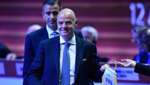 Gianni Infantino en el congreso de la FIFA