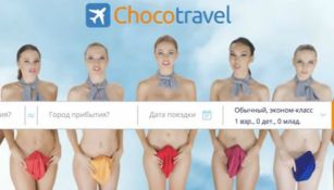 Mujeres desnudas en un comercial de la empresa Chocotravel
