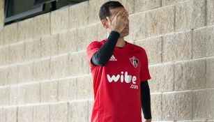 Rafael Márquez, trasun entrenamiento con el Atlas