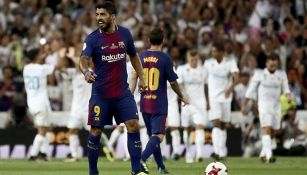 Luis Suárez, durante juego contra el Real Madrid 