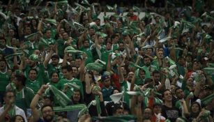 La afición, durante un partido de México